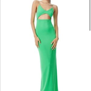 Alice + Olivia VALLI CUT OUT CAMI DRESS